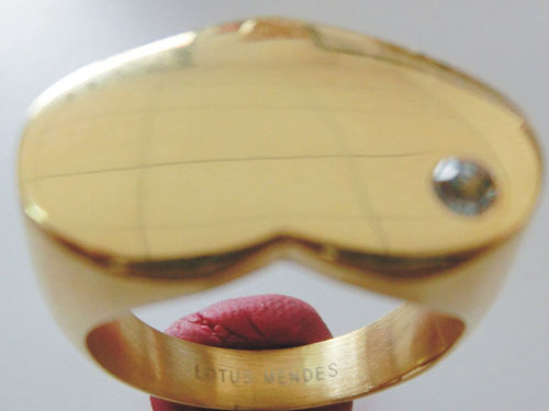 首饰内外侧镭射