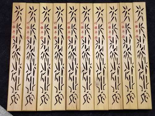 竹、木表面雕刻