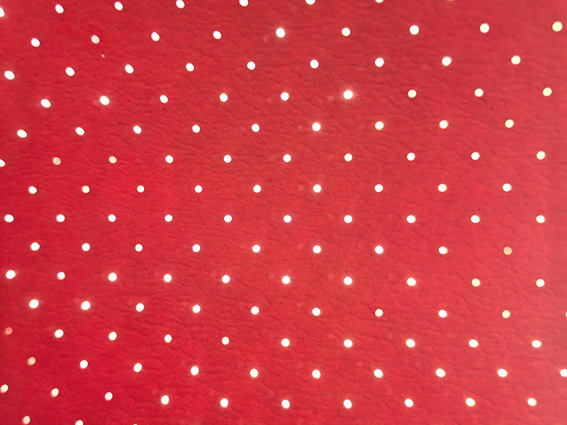 皮料布料激光穿孔